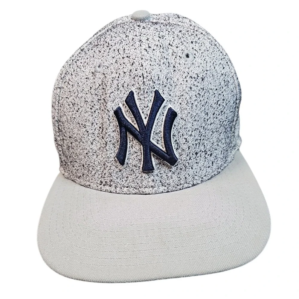 New Era NY Yankees 9FIFTY Fitted‎ Hat Baseball Cap Heather Gray OSFA